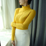 Womens Sweaters Winter Korean Turtleneck Sweater Cotton Pullover