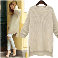 New Winter Midi Long Thick Sweaters for Women