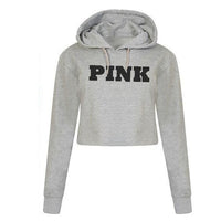 Women Oversized Hoodies Jumper Sweatshirt Female Pink