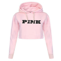 Women Oversized Hoodies Jumper Sweatshirt Female Pink