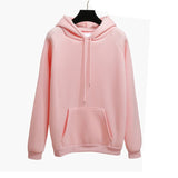 Autumn Winter Fashion Solid color Harajuku Lotus root pink Pullover