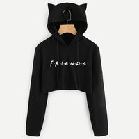 New Fashion Crop Top Women Hoodies Sweatshirts 2019