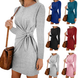 Stunning Long sleeve dress casual autumn robe