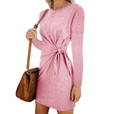 Stunning Long sleeve dress casual autumn robe