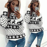 Christmas Winter Elegant Women Sweater Pullover