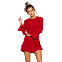 Long sleeve Autumn Women Dress For Party