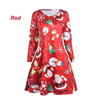 Autumn Winter New Women Chrismas Clothes Long Sleeve O Neck Christmas