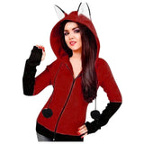 Harajuku Animal Fox Ear Cosplay Costumes Hoodies pullover