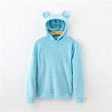 Women's Flannel Hoodies Sweatshirts Lovely With Bears Ears