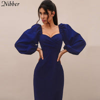 Women Autumn Dress For Party off shoulder 2019