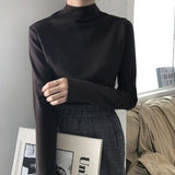 Autumn Women Sweater Casual Loose Turtleneck Knitted