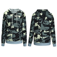 Camouflage Hoodies Women Sweatshirt Hooded Pullovers 2019