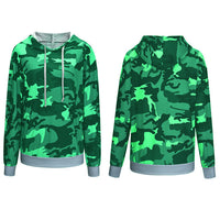 Camouflage Hoodies Women Sweatshirt Hooded Pullovers 2019