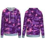 Camouflage Hoodies Women Sweatshirt Hooded Pullovers 2019