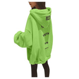 2019 Fashion Korean pop Women's Sweatshirt Hooded Loose Plus Size