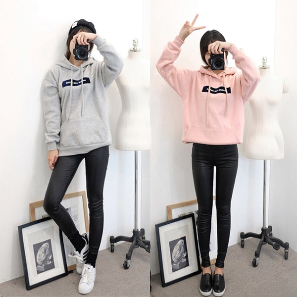 New Style Womens Female Pop Sweatshirt Tracksuit Long Sleeve Hoodie