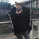 TAJIYANE 2018 Spring Autumn Harajuku Hoodies Women Hip pop Sweatshirt