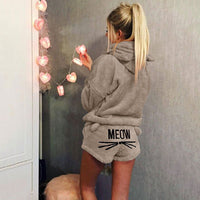 Women Autumn Winter Cute Pajamas Warm Sleepwear