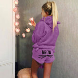 Women Autumn Winter Cute Pajamas Warm Sleepwear