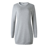 Casual Womens Long Hoodies & Sweatshirts Dress