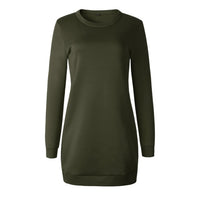 Casual Womens Long Hoodies & Sweatshirts Dress