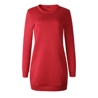 Casual Womens Long Hoodies & Sweatshirts Dress