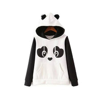 Cute Panda Hoodies Autumn Sweatshirt Women Pullover Female Lovely Panda