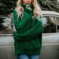 Women Turtleneck Sweaters Autumn Pull Jumpers