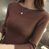 2019 Autumn And Winter new Korean women collar sweater