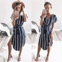 Elegent Women Midi Party Dresses Geometric For Summer